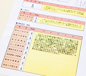 運転適性診断の実親